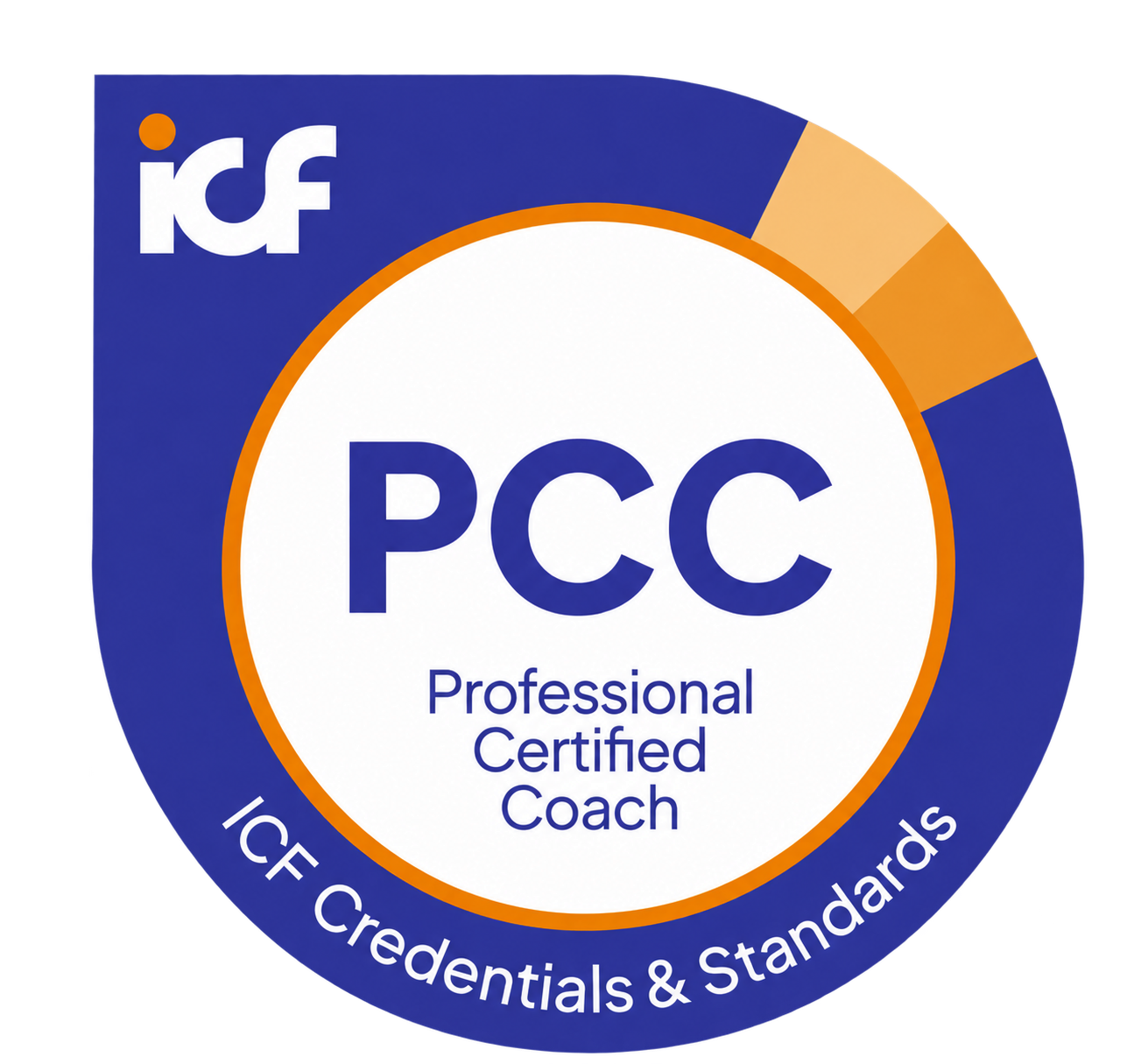 Professional Certified Coach (PCC) certification badge
